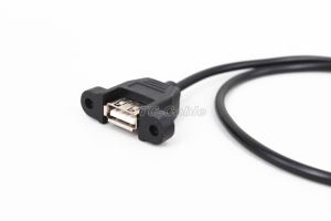 Pannello Mount USB 2.0 una femmina a femmina cavo di B