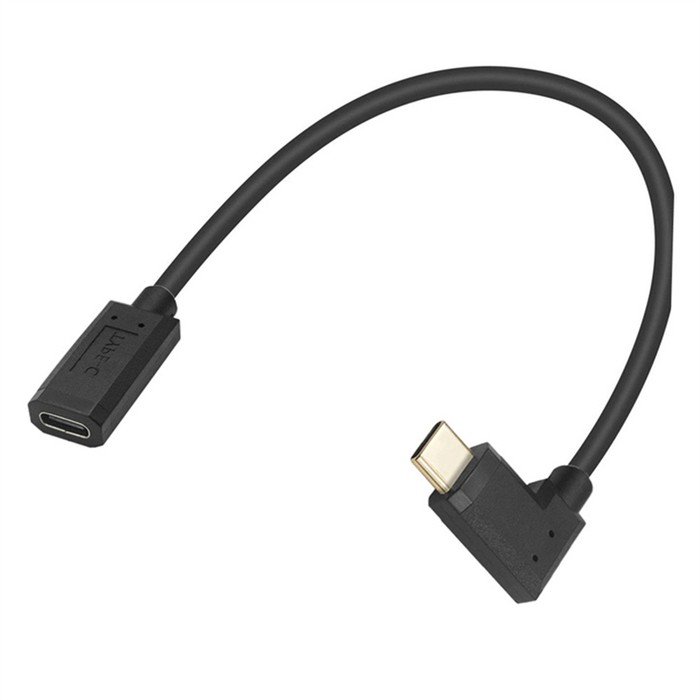 90 Degree USB C Male to Female Extension 90 Degree USB C Male to Female Extension