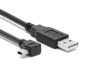 A sinistra angolo MINI USB B 5 pin maschio a USB maschio cavo 2.0